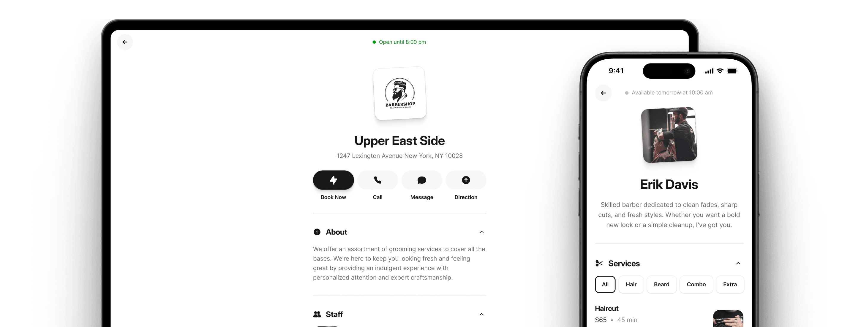 Cuts.Site bio site for barbershops